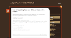 Desktop Screenshot of oluwaseun.com